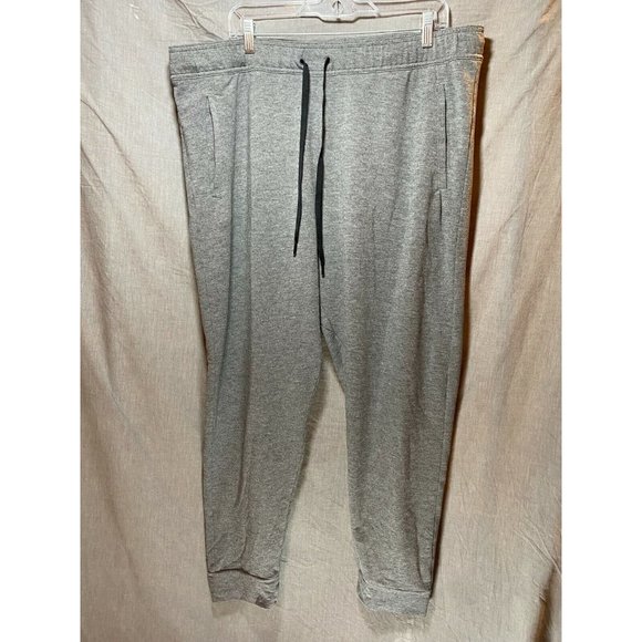 All In Motion‎ Pants Adult XXL Grey Drawstring Joggers Sweat Pants. - Picture 1 of 10